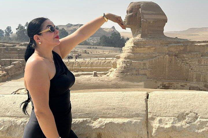 Giza pyramids tour , sphinx and The grand Egyptian museum (GEM)