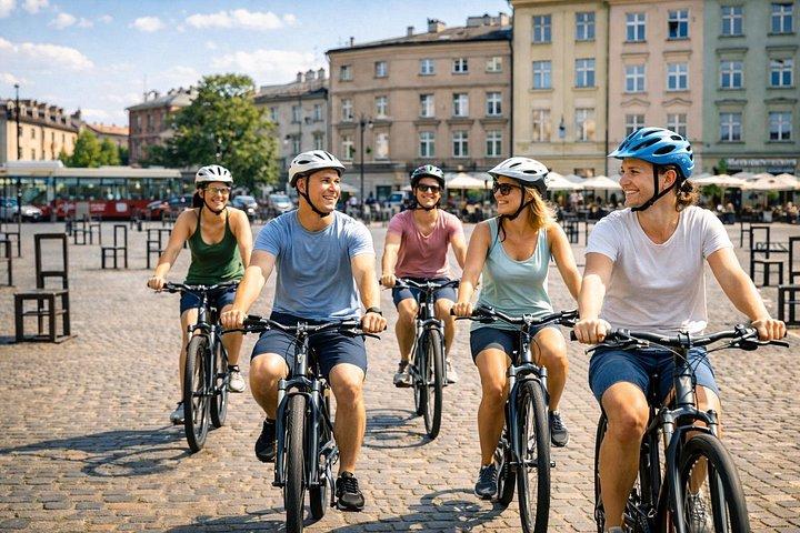 クラクフハイライト自転車ツアー：旧市街＆カジミェシュ（4時間）