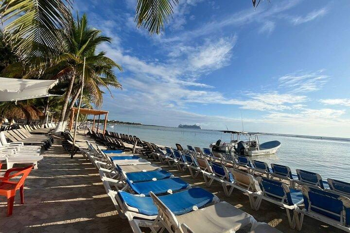Costa Maya Tour with Fishermans Village Beach Club Visit