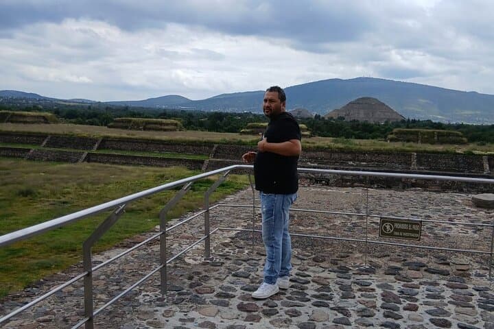 Sunrise in Globe over Teotihuacan