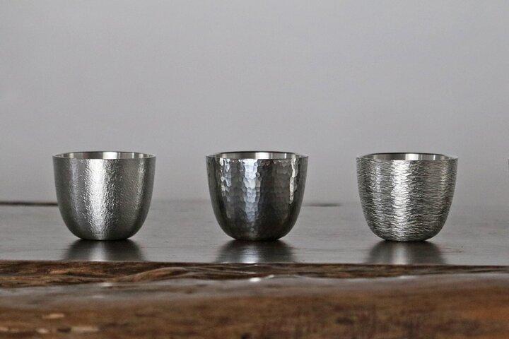 Private Pewter Sake Cup oplevelse med en Kyoto håndværker