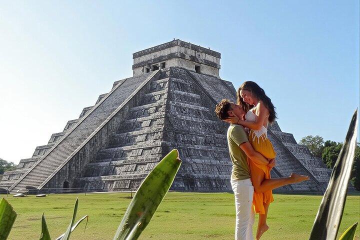 チチェン・イツァツアー: ガイド付き旅行、メキシコ料理＆セノーテスイム