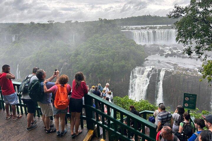 Fuld dag Iguassu Falls begge sider Argentina og Brasilien