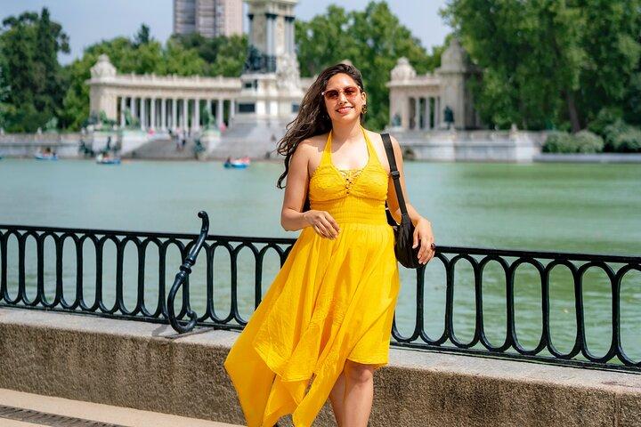 Privat fotografering i El Retiro Park Madrid