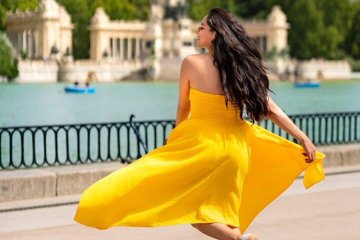 Privat fotografering i El Retiro Park Madrid