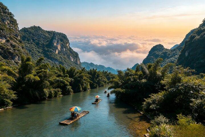 Excursão particular de 3 dias aos destaques de Guilin saindo de Chongqing de trem-bala