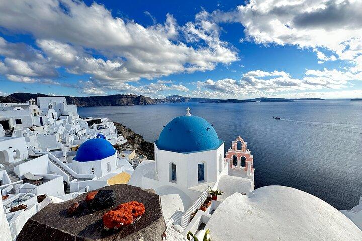 Santorini Skip the Cable Car Cruise sejltur med bådtransfer