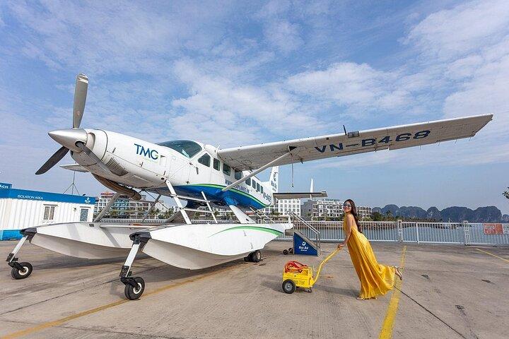 Ha Long Bay Wasserflugzeug Reise von oben