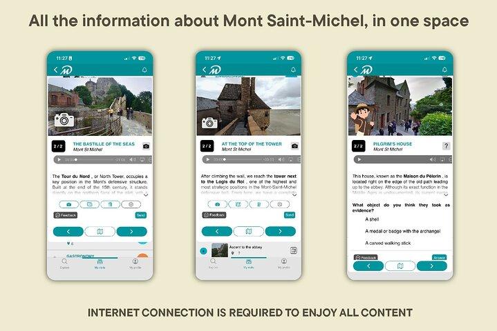 Visita guiada privada ao Mont Saint-Michel com seu celular.