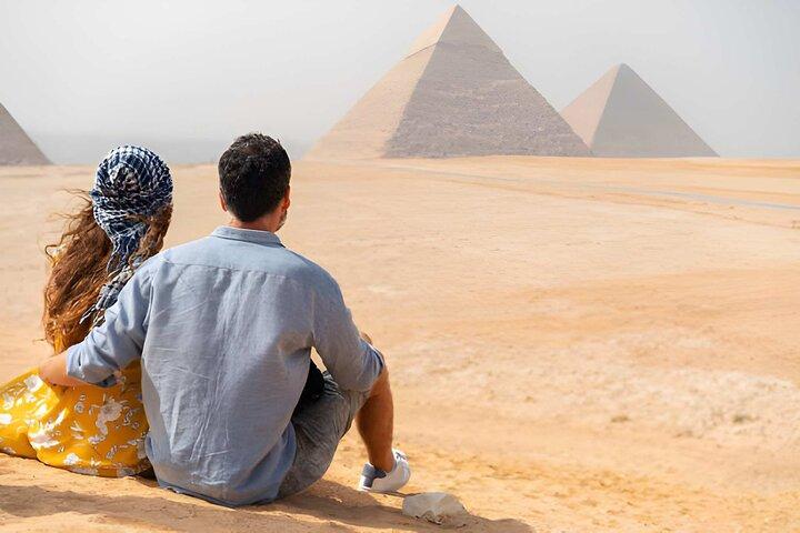 Privata pyramider GEM Tour Guide Camel Ride med alla Inc tillval