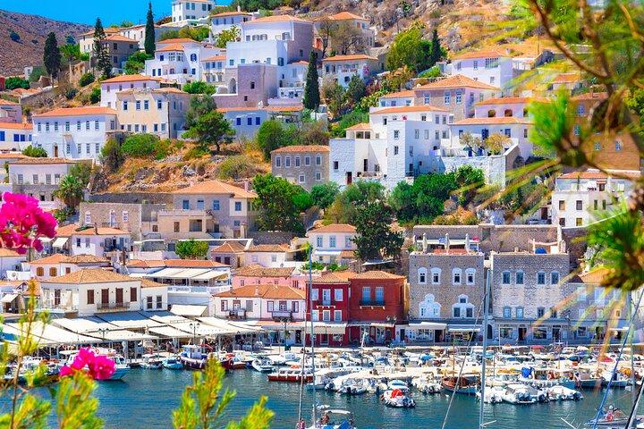 Excursión de un día completo a la isla Hydra desde Nafplio con natación