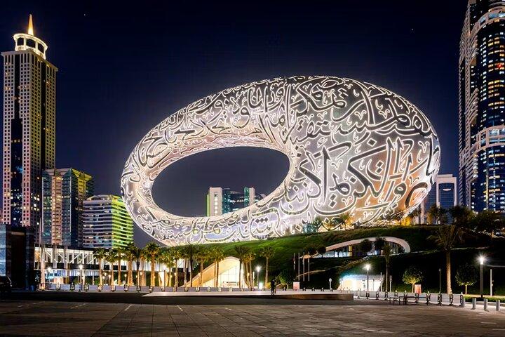 Visite privée nocturne de la ville de Dubaï avec guide