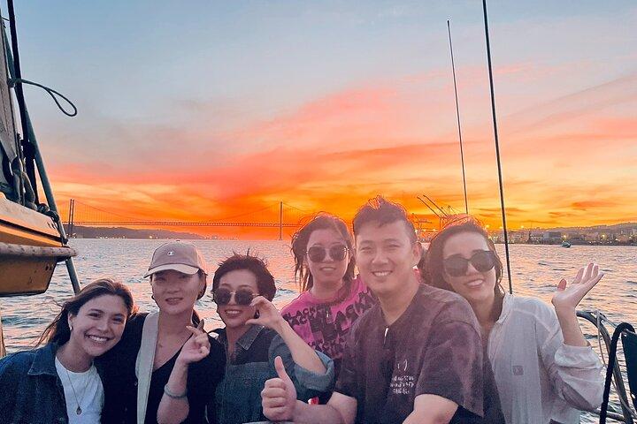 Sunset Lisbon Boottocht met welkomstdrankje