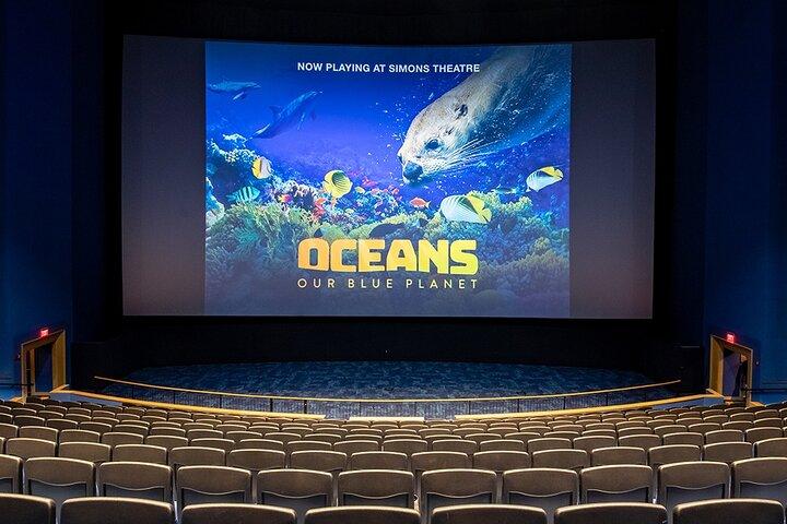 Teatro Simons en el acuario de Nueva Inglaterra Entrada