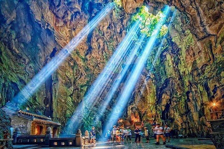 Excursão privada em Da Nang Marble Mountains Am Phu Cave and Lady Buddha
