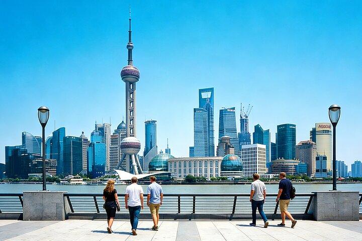 Ganztägige maßgeschneiderte Shanghai-Highlights aus Guangzhou per Flugzeug