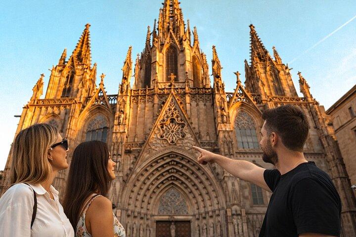 Barcelona på 1 dag: Sagrada Familia, Park Guell, Old Town & Pickup