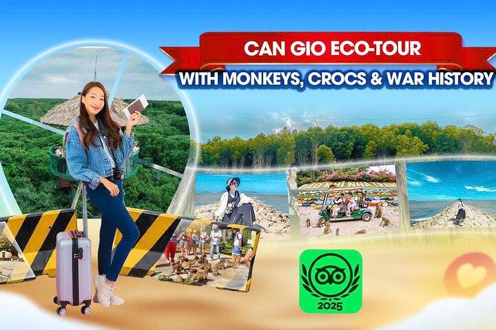 Eco-tour di Cần Giờ con scimmie, coccodrilli e storia della guerra