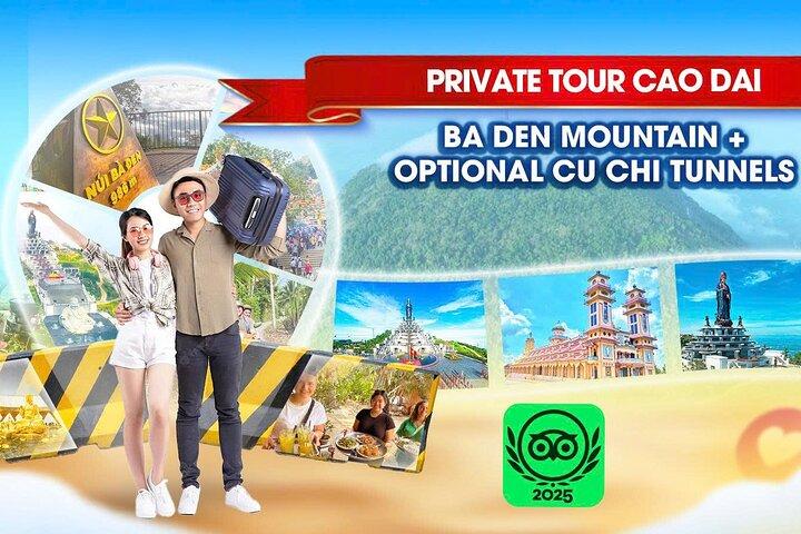 Explore Cao Dai & Ba Den Mountain + túneis de Cu Chi opcionais