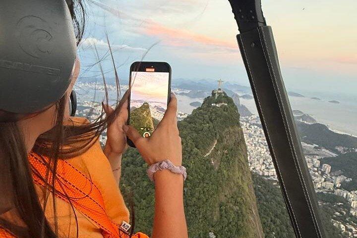Helikoptererlebnis ohne Türen in Rio de Janeiro