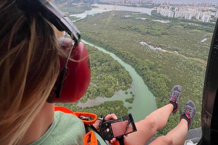 Helikoptererlebnis ohne Türen in Rio de Janeiro