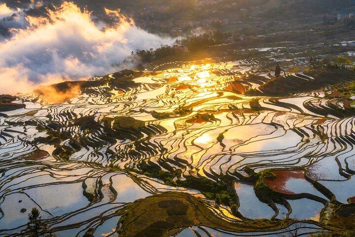Visite privée de 2 jours aux rizières en terrasses de Jianshui et Yuanyang Hani au départ de Kunming
