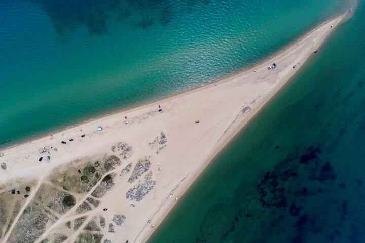 Visite de la plage de Potamos depuis le port de Thessalonique