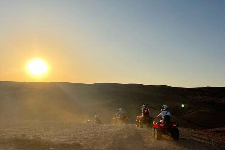 Agafay Desert Quad Bike Camel Ride and Dinner Show