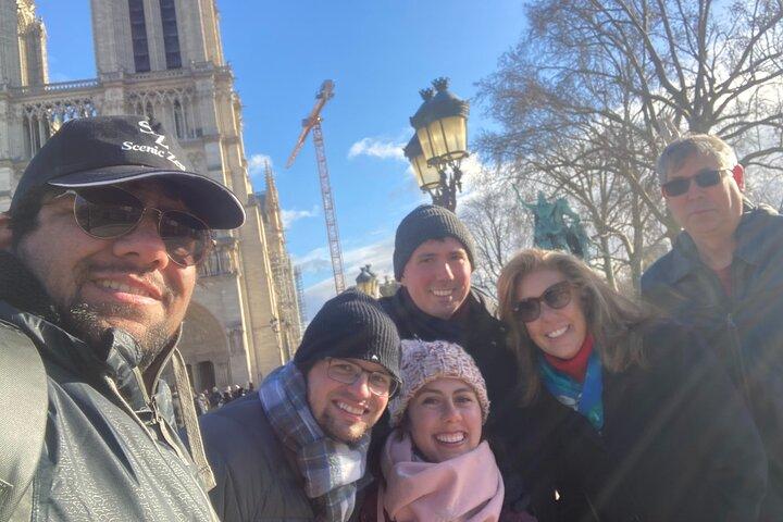 Parijs Île de la Cité en Notre-Dame wandeltocht met crypte