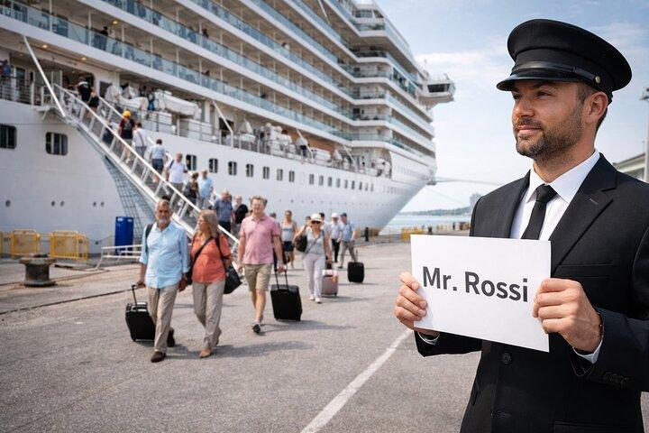 Trasferimento privato dal porto di Civitavecchia all'aeroporto di Fiumicino - Opzione tour disponibile