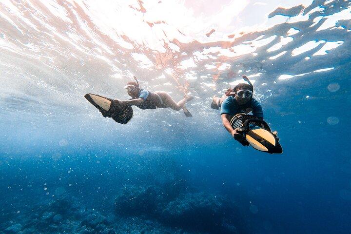 Mala Wharf Lahaina Jet Scooter Snorkeling Piccolo gruppo con foto