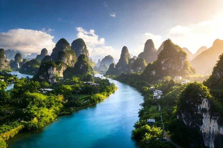 Visite privée de 3 jours au départ de Pékin en avion: Guilin, rizière Longji et Yangshuo