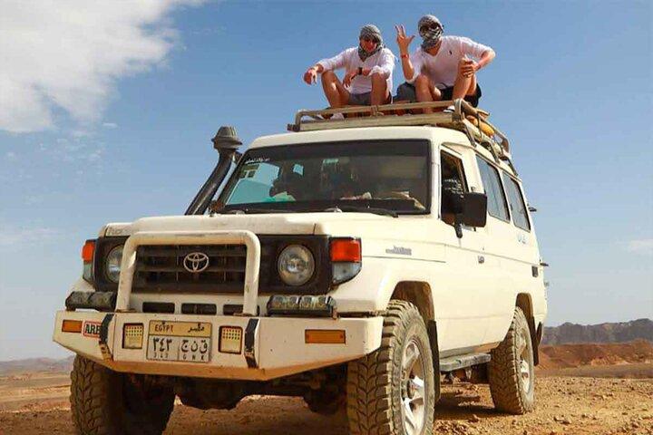 Giro in cammello in quad e cena beduina nel deserto Safari