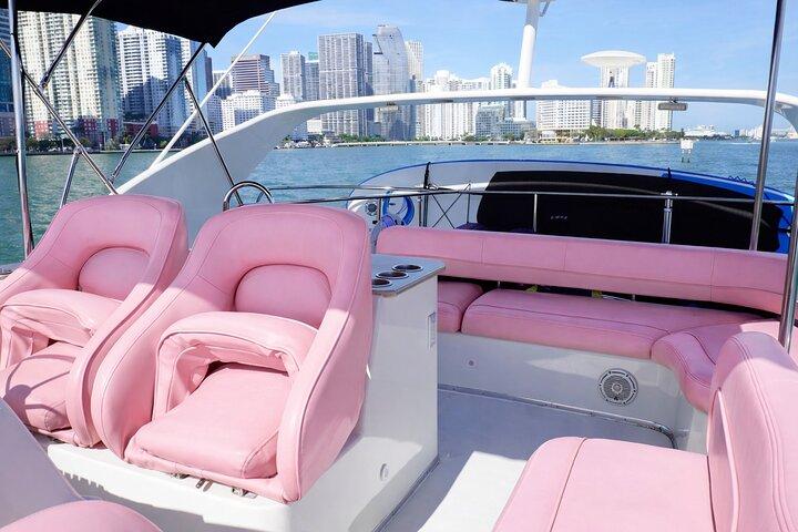 Miami Cruise 50 ft | + 2 Free Jet Ski | Pink Yacht Rentals