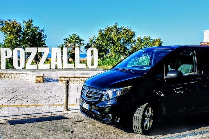 TAXI du port de Pozzallo à SIRACUSA avec visite Option ou vice versa