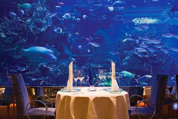 Dubai Underwater Dining Experience at Ossiano Atlantis The Palm