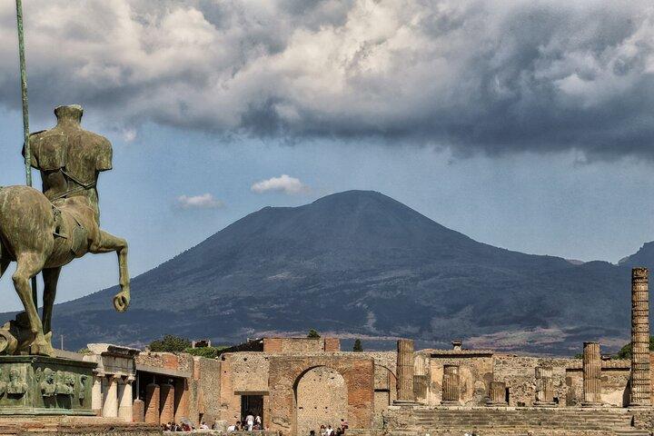 Salerno : Pompeya, Nápoles con Street Food Tour Compartido o Privado