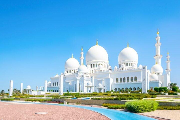 De Dubaï Abu Dhabi Sheikh Zayed Grande Mosquée Visite guidée