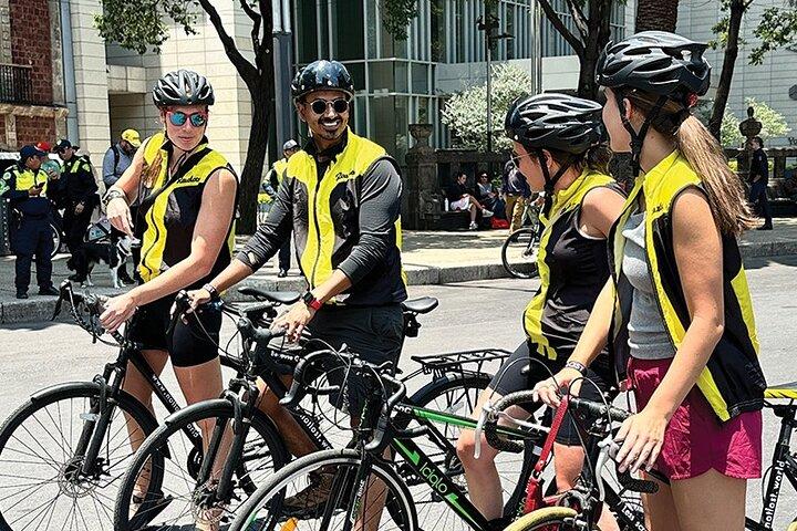 Söndag Cykeltur Genom Mexico City