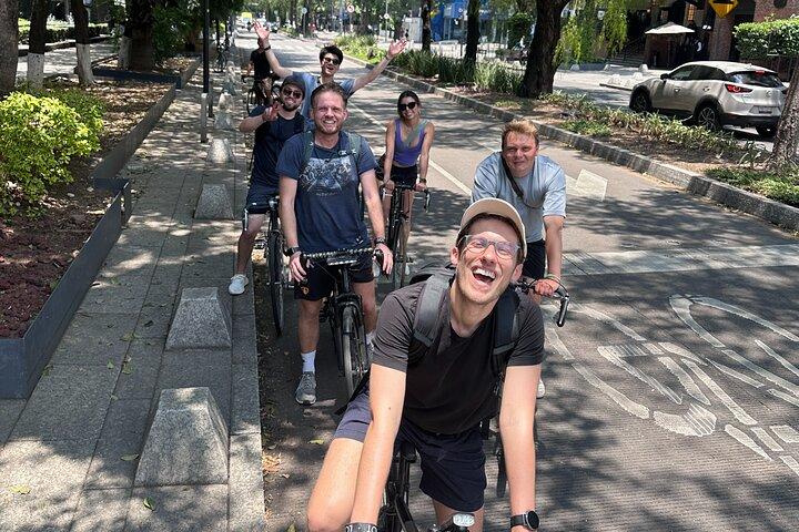 Söndag Cykeltur Genom Mexico City