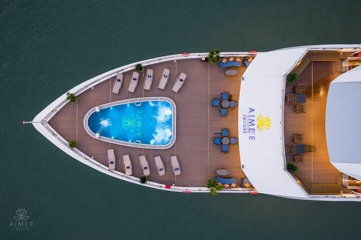 Exklusive Aime’e 5 - Sterne-Kreuzfahrt Ha Long Bay mit eigenem Balkon