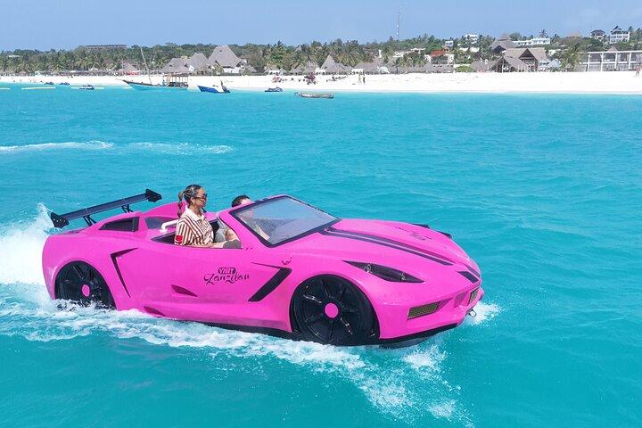 Zanzibar Jet Car Ride con Drone Footage a Kendwa Beach