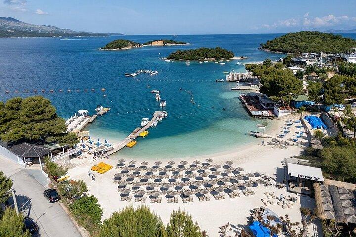De Tirana/Durres/Golem: Saranda, Ksamil e Blue Eye