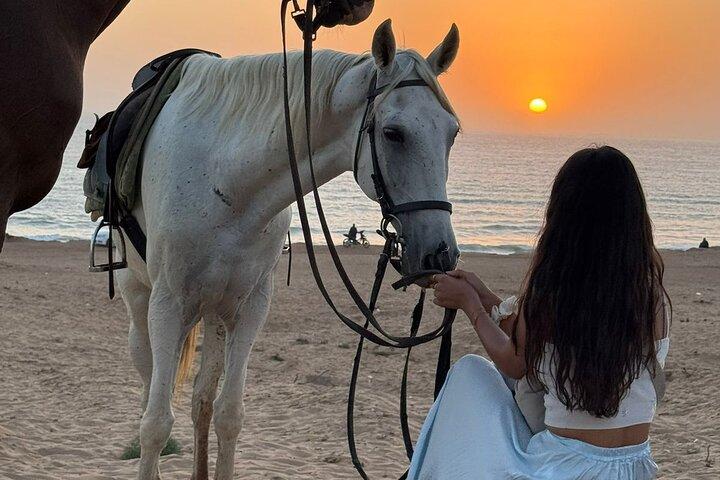 Paseo a caballo Taghazout Marruecos