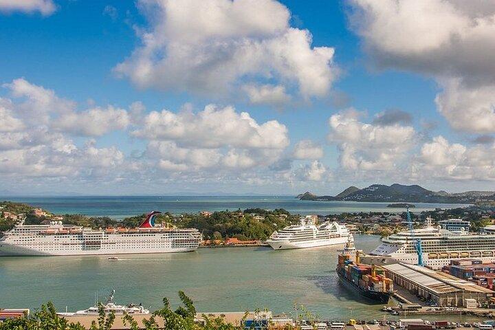 5 Stop Marigot Bay til Pigeon Island Tour med frokost og vandretur