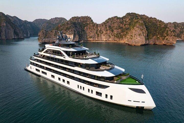 Hanoi nach Halong und Lan Ha Bay 6-Sterne-Übernachtung Luxus-Kreuzfahrt