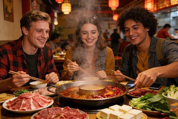 Hotpot Mealのプライベートカスタマイズ成都市ハイライトツアー