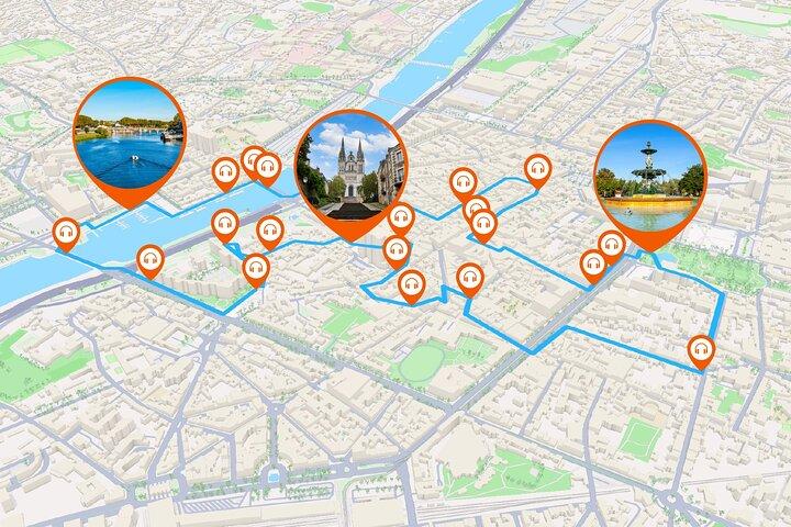 Angers: Audioguidet byvandring, 2 timer og 15 minutter og 22 lydkommentarer
