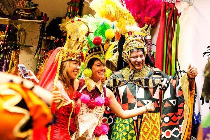 Bastidores do Carnaval do Rio Tour com Fantasia e Samba