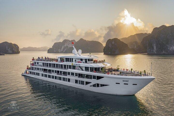 Exklusive Aime’e 5 - Sterne-Kreuzfahrt Ha Long Bay mit eigenem Balkon